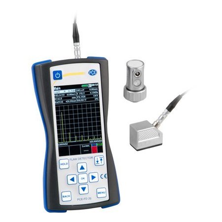 Pce Instruments Ultrasonic Flaw Detector, 1 to 10 MHz PCE-FD 20